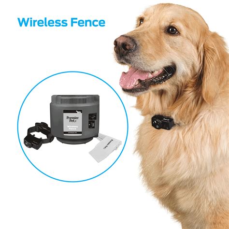 PetSafe <strong>Wireless Pet Fence</strong> - The Original <strong>Wireless</strong> Containment System - Covers up to 1/2 Acre for dogs 8lbs+, Tone / Static - America's Safest <strong>Wireless Fence</strong> From Parent Company INVISIBLE <strong>FENCE</strong> Brand 4. . Premier pet wireless fence